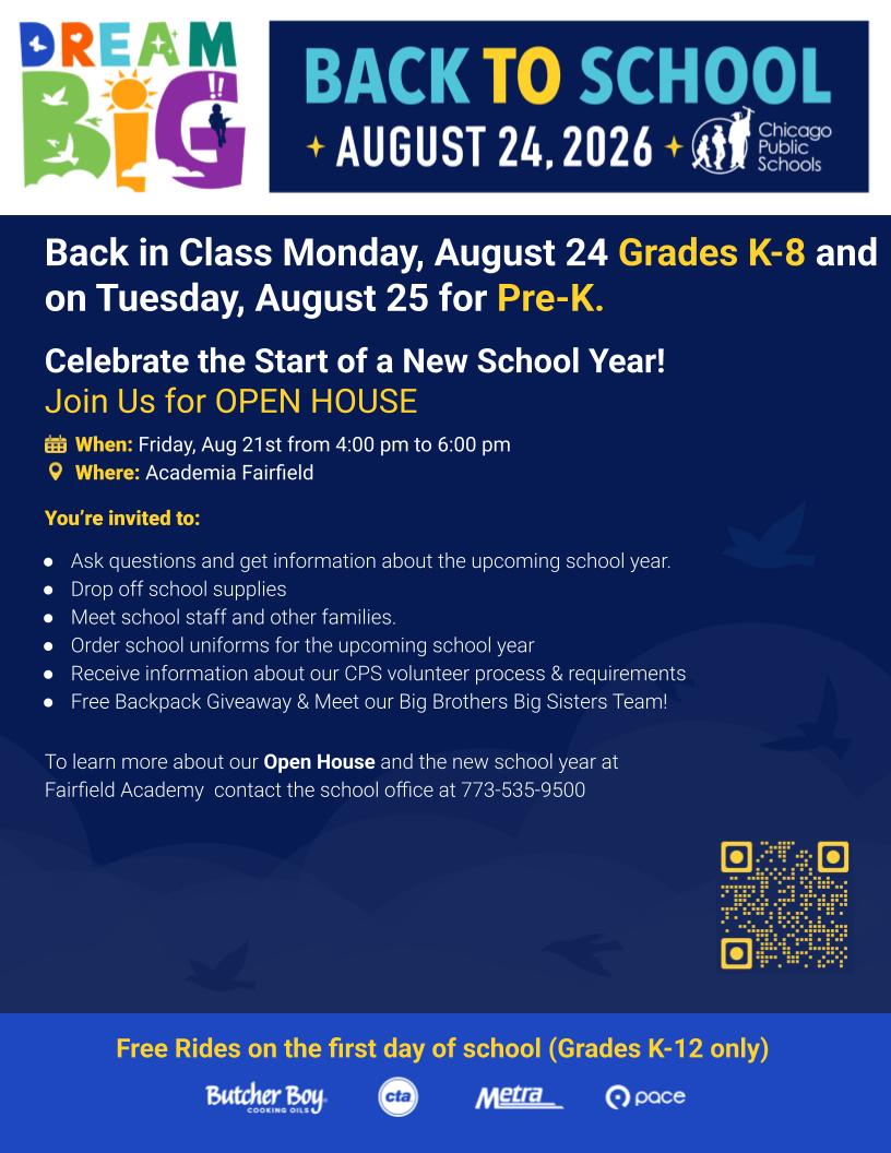 Fairfield Academy Open House
